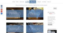 Desktop Screenshot of ldsliberty.org